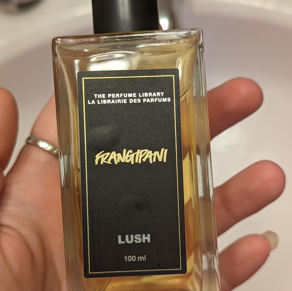 Frangipani Lush perfume; retired scent.